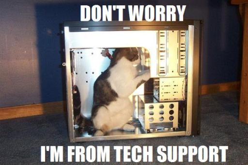 I am from tech support.